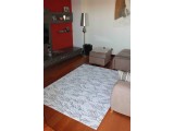 Alfombra Vinilica Q-Carpet Flores Azules